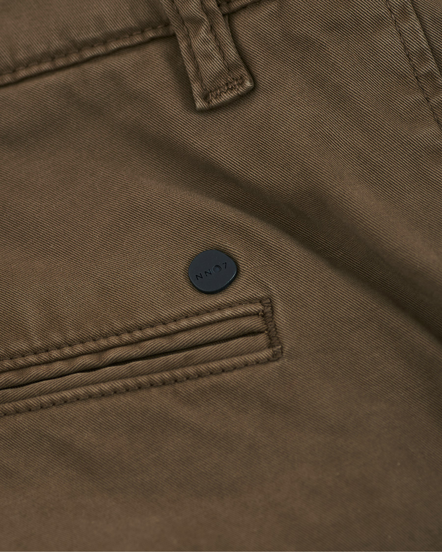 Hombres | Pantalones | NN07 | Marco Slim Fit Stretch Chinos Khaki Grey