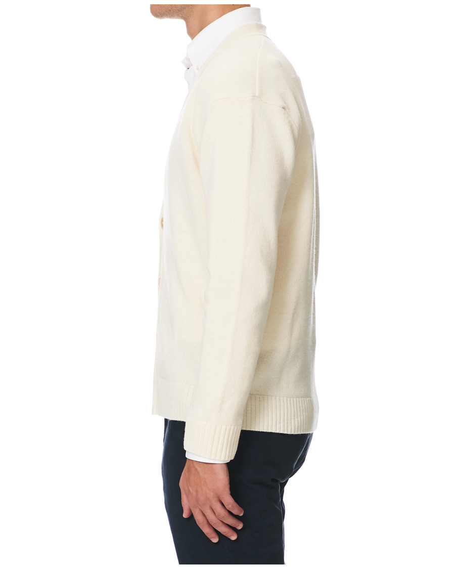 Hombres | Jerséis y prendas de punto | NN07 | Björn Wool Cardigan Cream