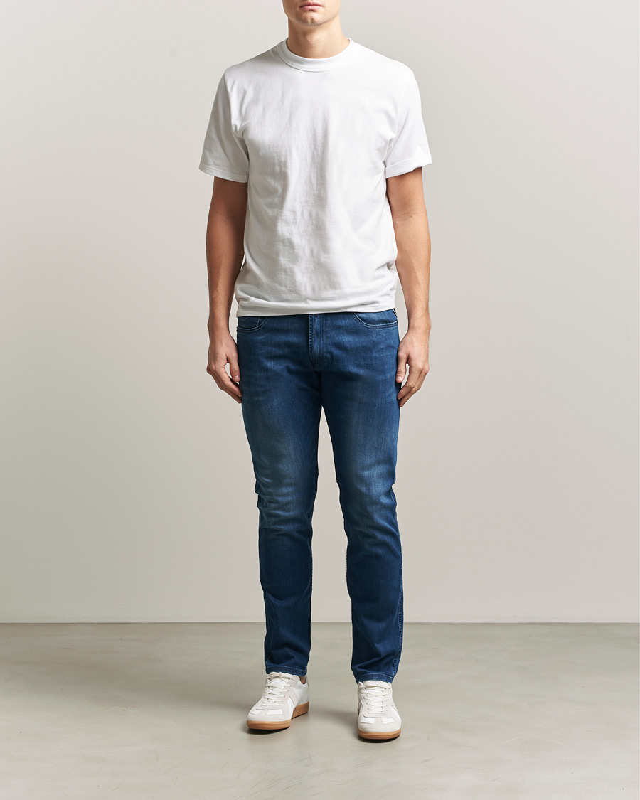 Hombres | Vaqueros | Replay | Anbass Powerstretch Jeans Medium Blue