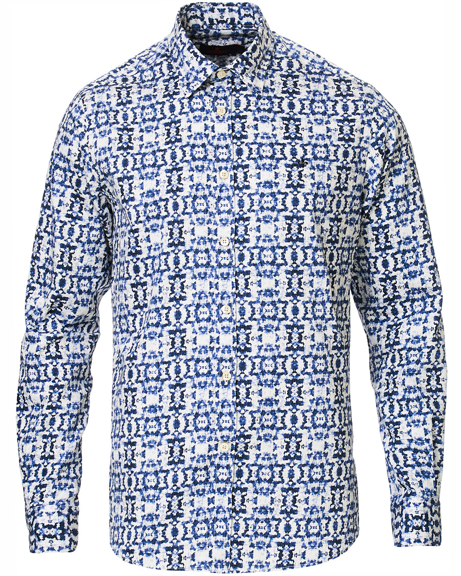 Hombres | Camisas | Morris | Pascal Button Under Shirt Blue