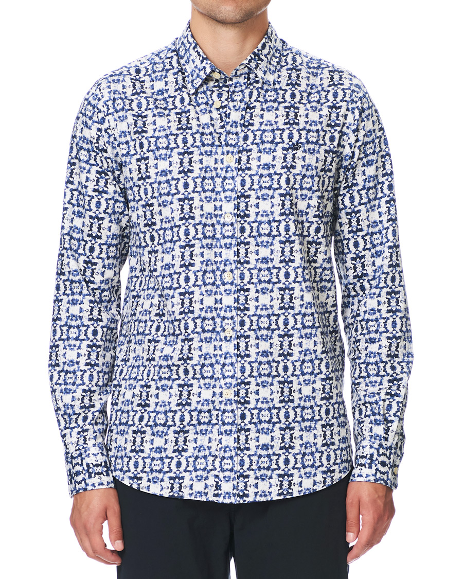 Hombres | Camisas | Morris | Pascal Button Under Shirt Blue