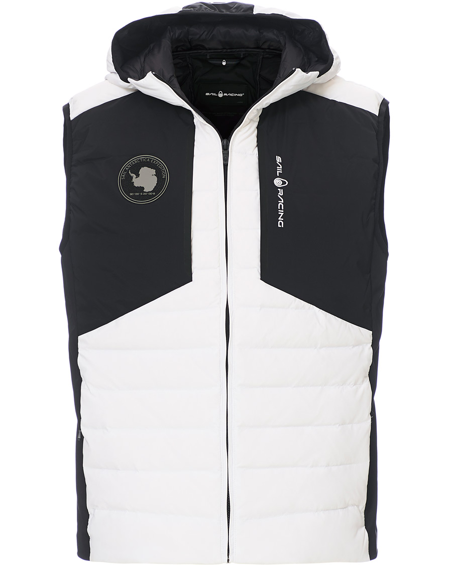 Hombres | Abrigos y chaquetas | Sail Racing | Antartica Hybrid Hooded Vest White