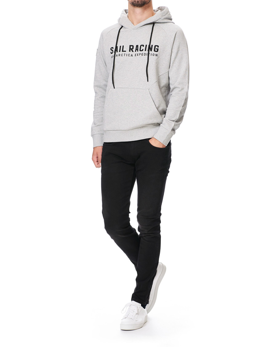 Hombres | Jerséis y prendas de punto | Sail Racing | Antartica Hoodie Light Grey Melange