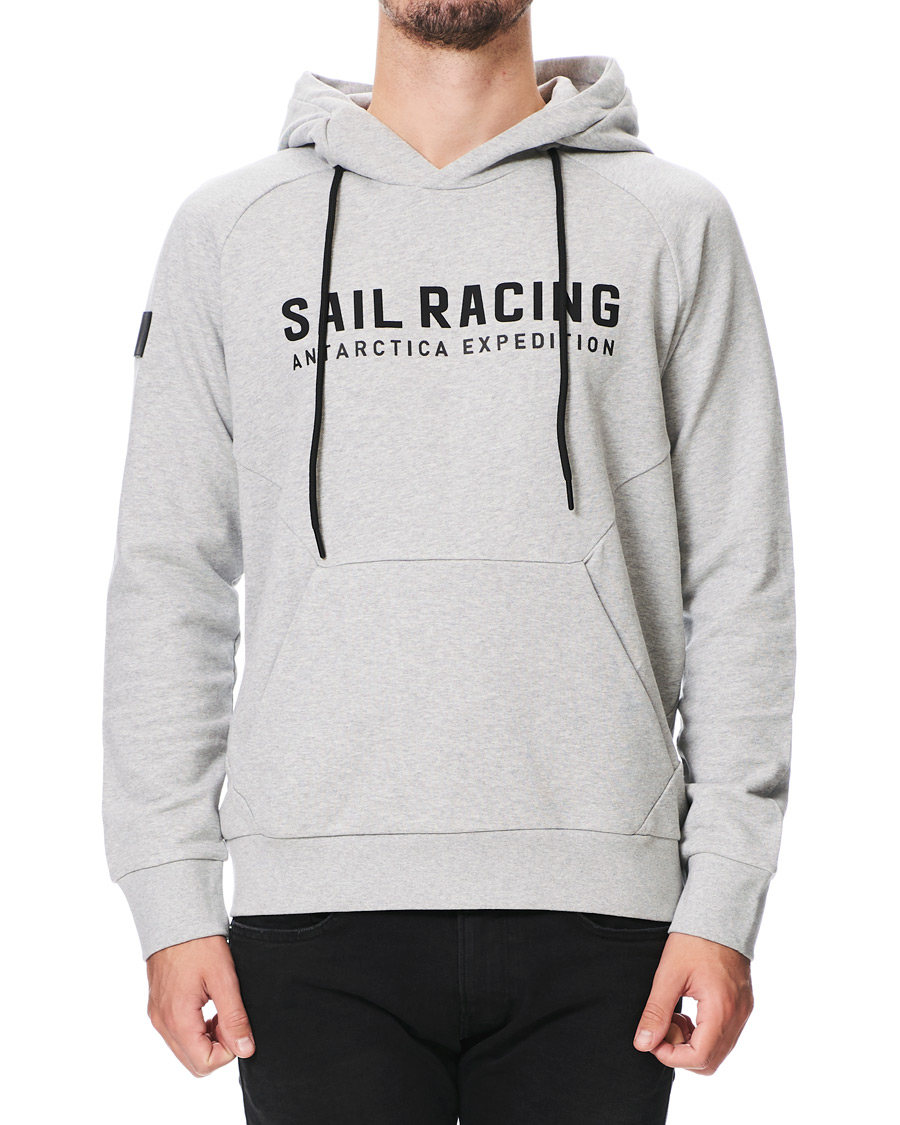 Hombres | Jerséis y prendas de punto | Sail Racing | Antartica Hoodie Light Grey Melange