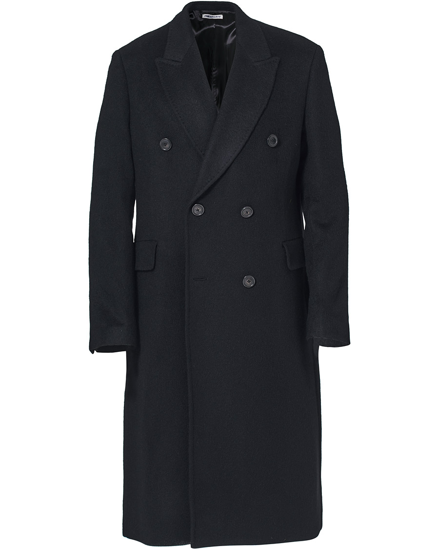 Hombres | Abrigos y chaquetas | Our Legacy | Whale Double Breasted Wool Coat Black