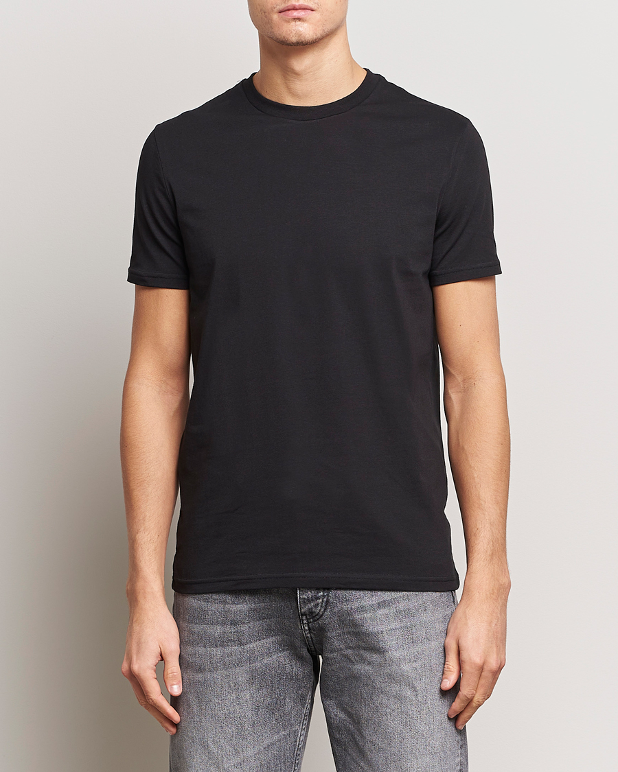 Hombres | Dsquared2 | Dsquared2 | 2-Pack Cotton Stretch Crew Neck Tee Black