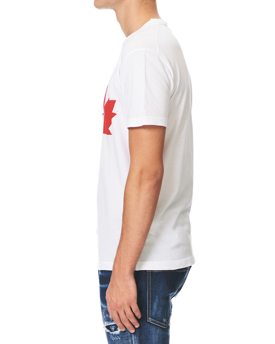Hombres | Camisetas | Dsquared2 | Cool Fit Logo Crew Neck Tee White
