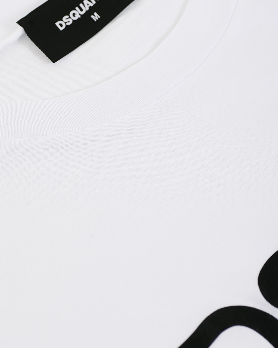 Hombres | Camisetas | Dsquared2 | Cool Fit Logo Crew Neck Tee White