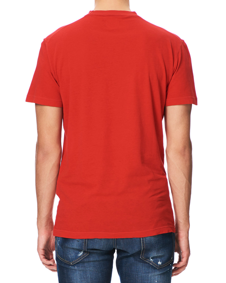 Hombres | Camisetas | Dsquared2 | Cool Fit Logo Crew Neck Tee Red