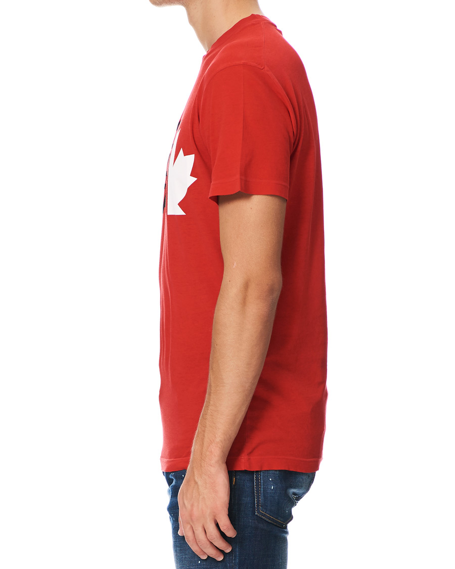 Hombres | Camisetas | Dsquared2 | Cool Fit Logo Crew Neck Tee Red