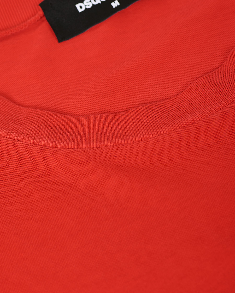 Hombres | Camisetas | Dsquared2 | Cool Fit Logo Crew Neck Tee Red