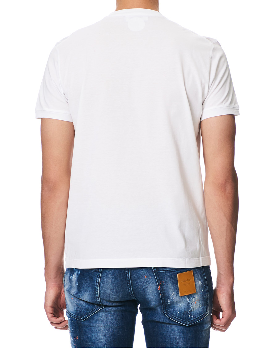Hombres | Camisetas | Dsquared2 | Slouch Fit Logo Crew Neck Tee White
