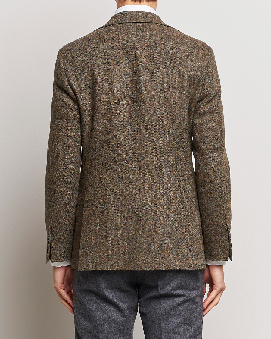 Hombres | Blazers | Walker Slater | Edward Wool Donegal Blazer Moss Green