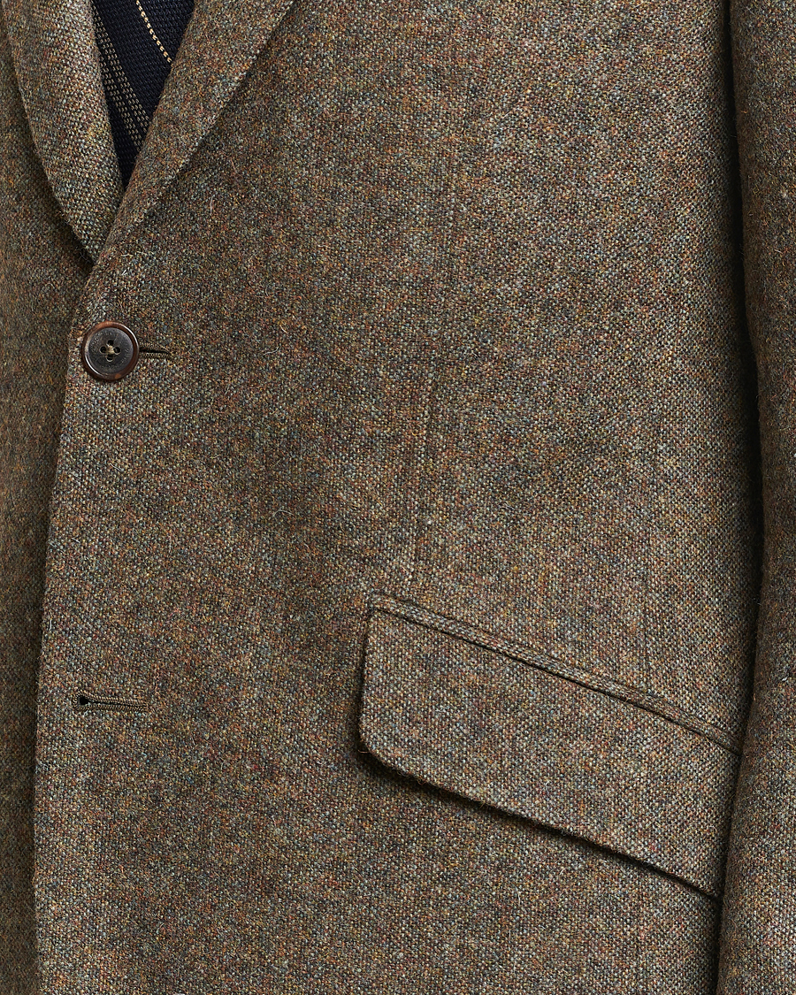 Hombres | Blazers | Walker Slater | Edward Wool Donegal Blazer Moss Green