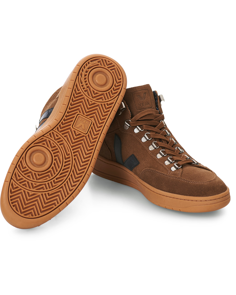 Hombres | Veja Roraima High Sneaker Brown Black | Veja | Roraima High Sneaker Brown Black