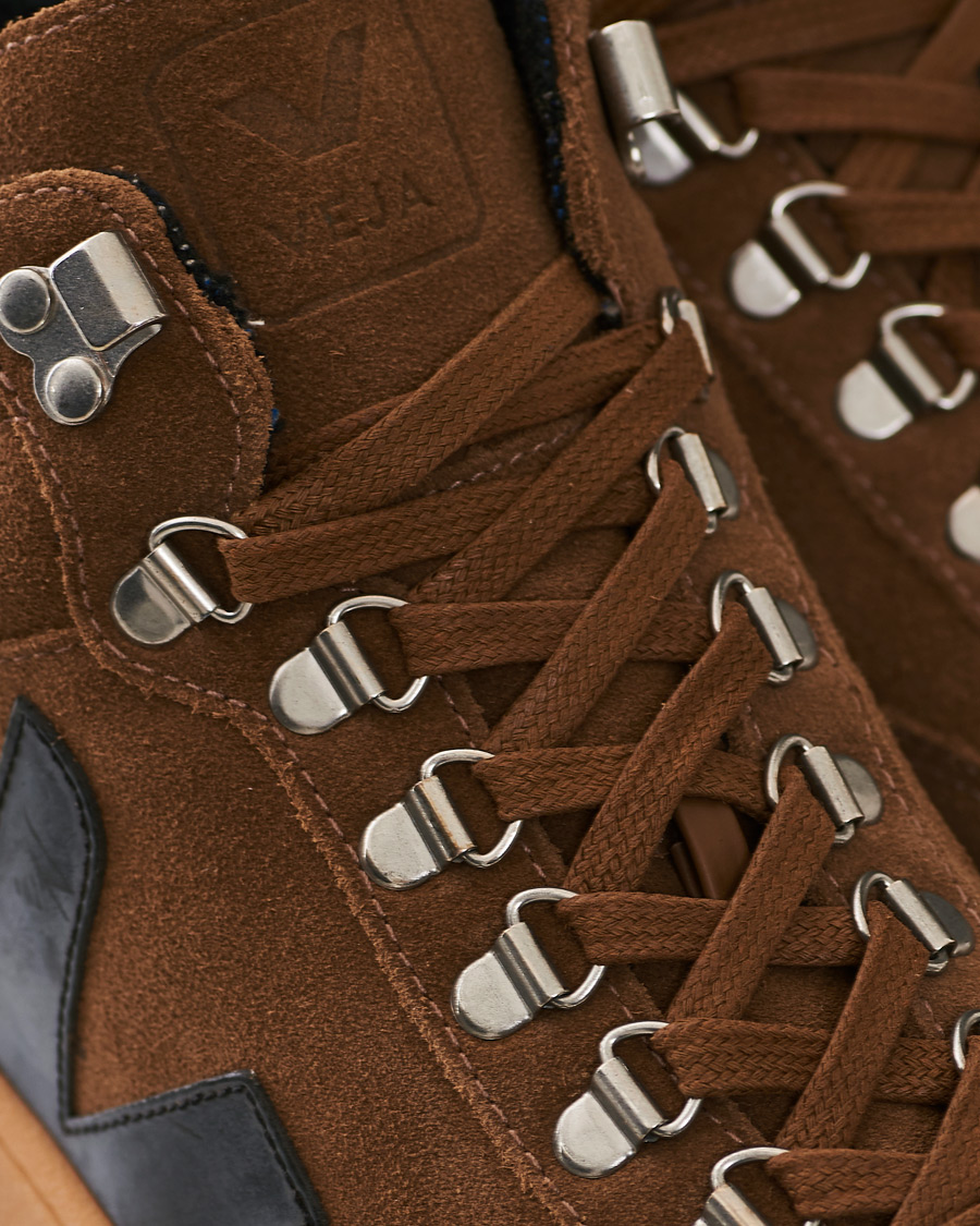 Hombres | Veja Roraima High Sneaker Brown Black | Veja | Roraima High Sneaker Brown Black