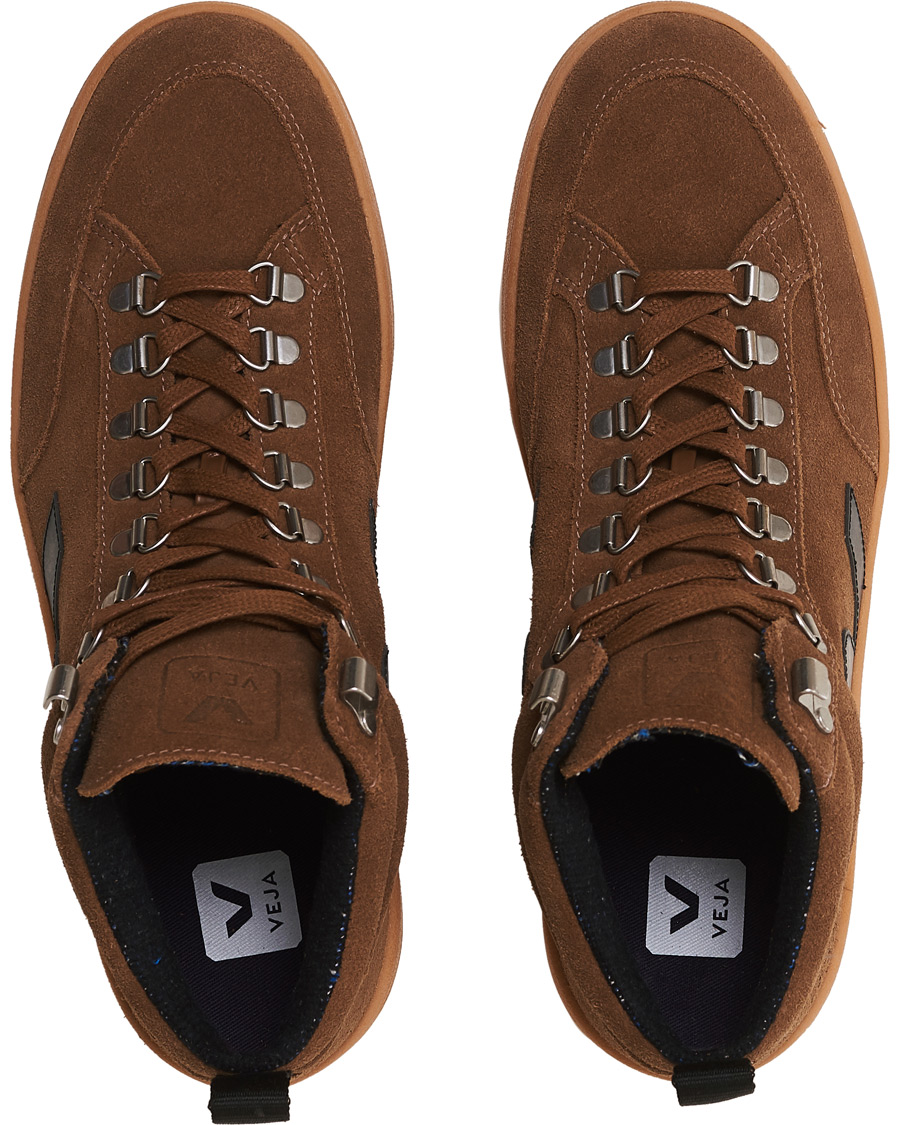Hombres | Veja Roraima High Sneaker Brown Black | Veja | Roraima High Sneaker Brown Black
