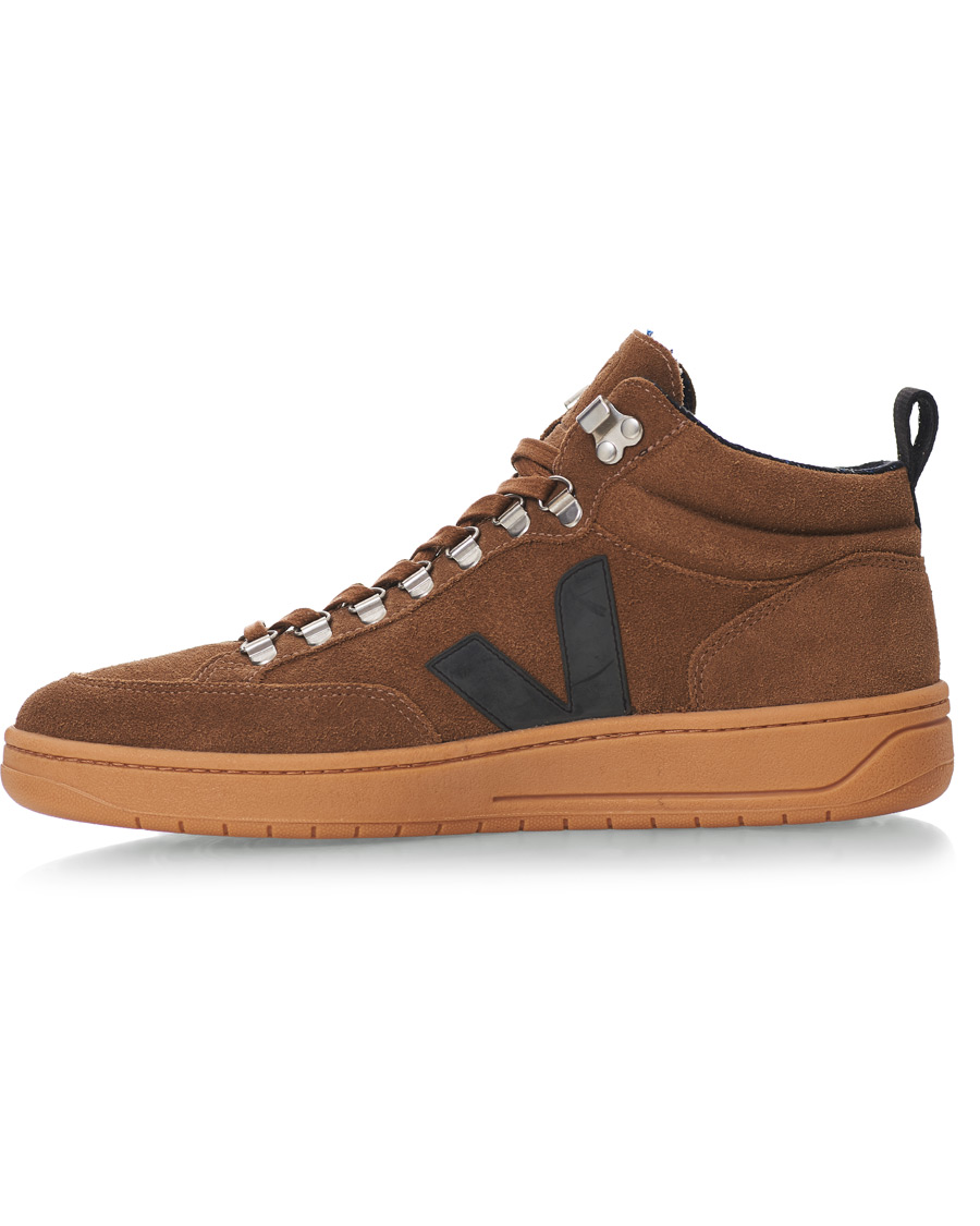 Hombres | Veja Roraima High Sneaker Brown Black | Veja | Roraima High Sneaker Brown Black