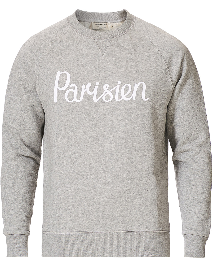 Hombres | Jerséis y prendas de punto | Maison Kitsuné | Parisien Sweatshirt Grey Melange