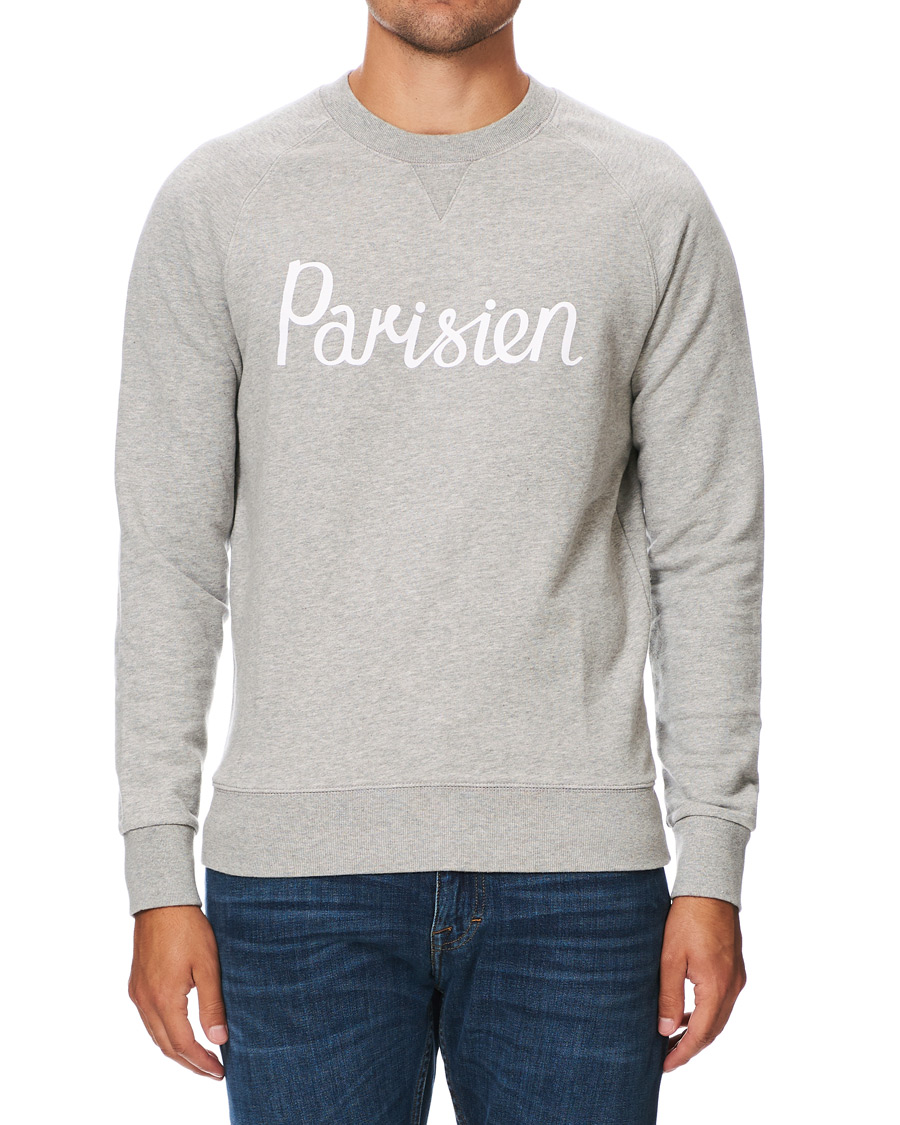 Hombres | Jerséis y prendas de punto | Maison Kitsuné | Parisien Sweatshirt Grey Melange