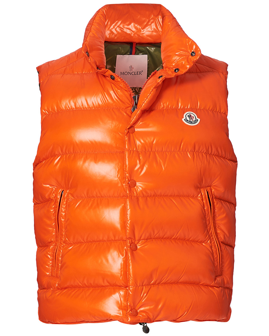 Hombres | Abrigos y chaquetas | Moncler | Tib Down Gilet Orange