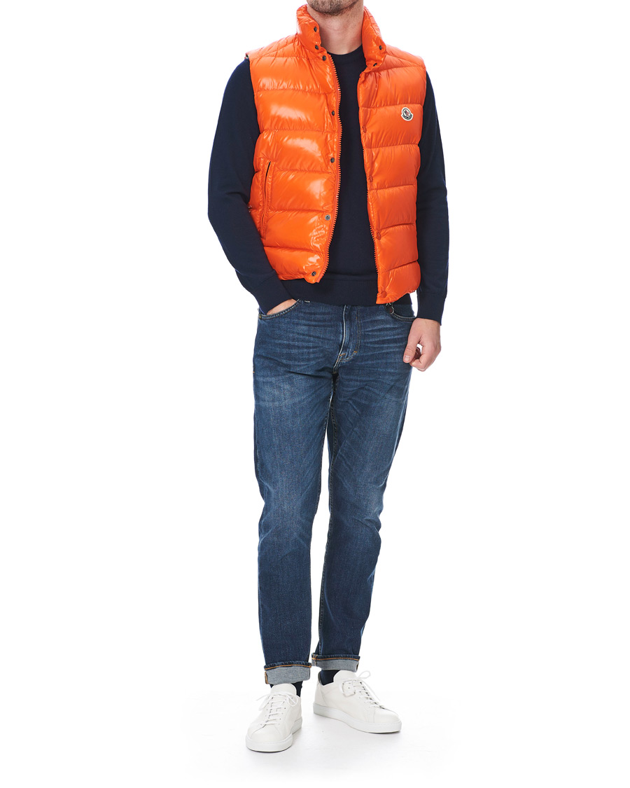 Hombres | Abrigos y chaquetas | Moncler | Tib Down Gilet Orange