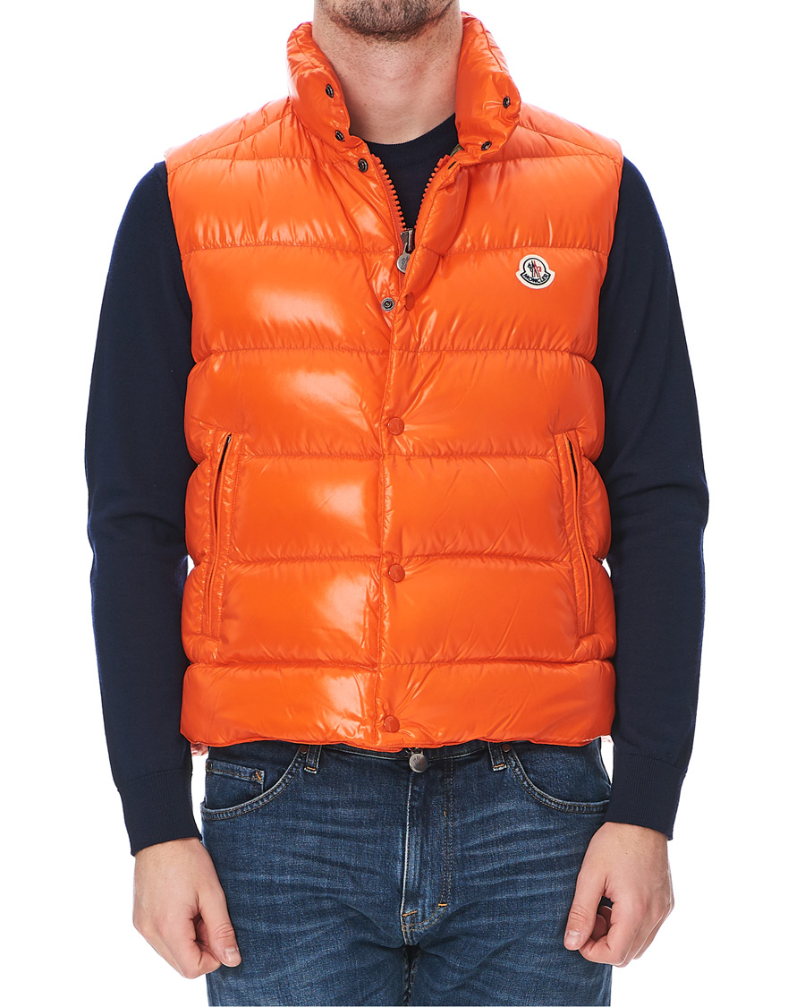Hombres | Abrigos y chaquetas | Moncler | Tib Down Gilet Orange