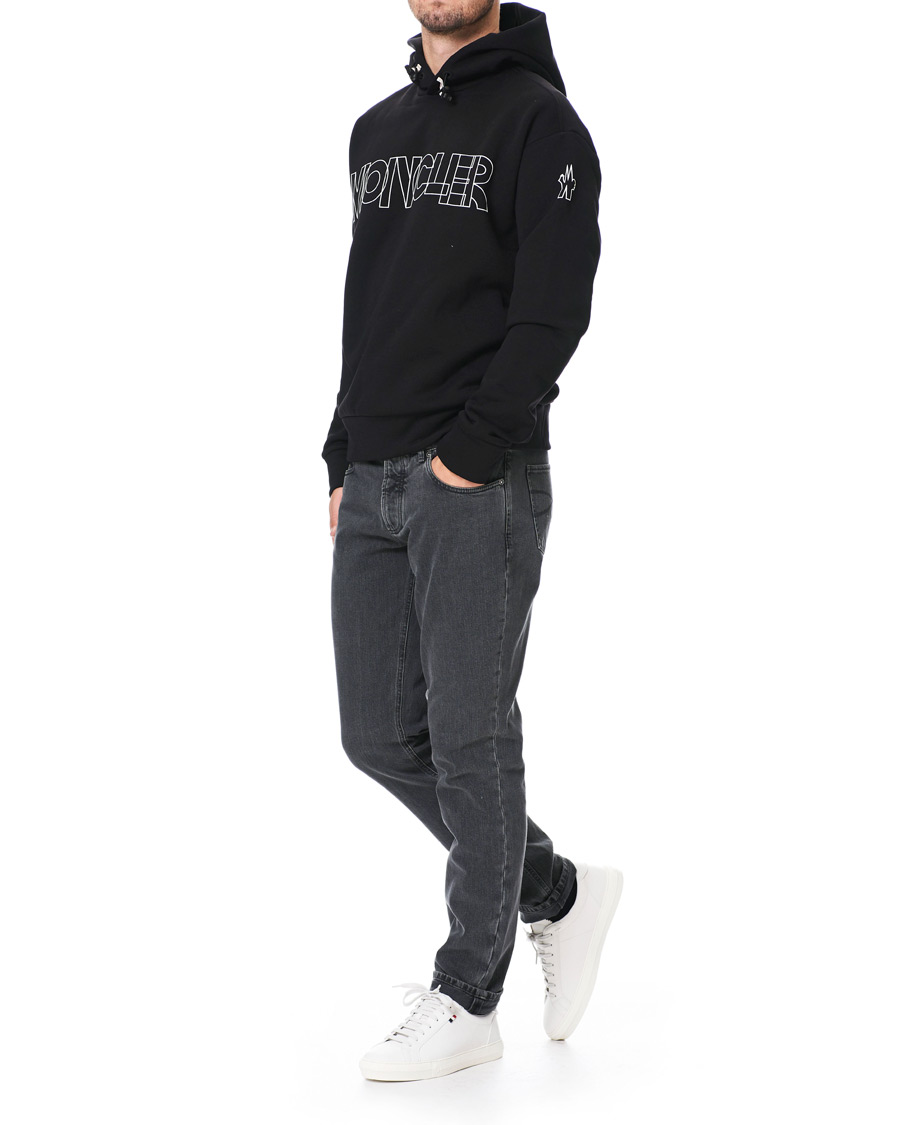 Hombres | Moncler New Monaco Sneaker White Calf | Moncler | New Monaco Sneaker White Calf