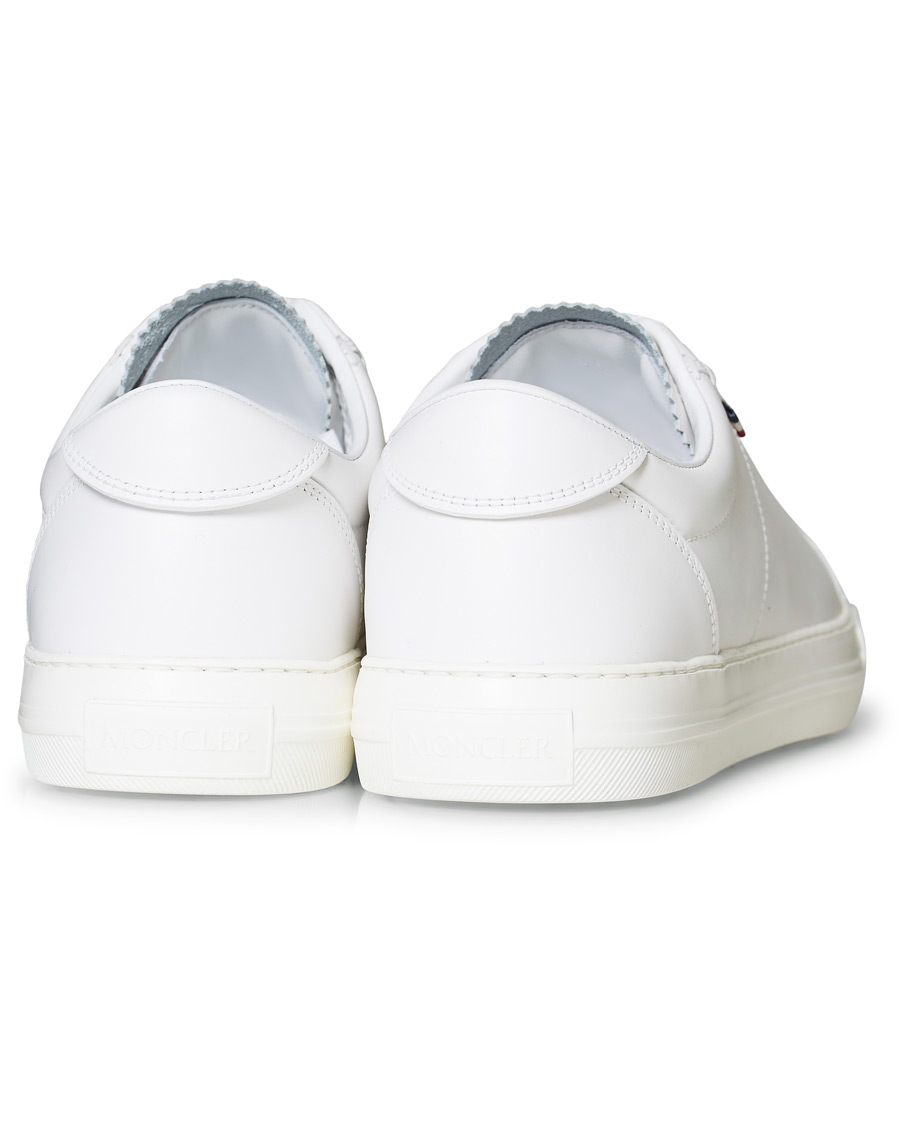 Hombres | Moncler New Monaco Sneaker White Calf | Moncler | New Monaco Sneaker White Calf