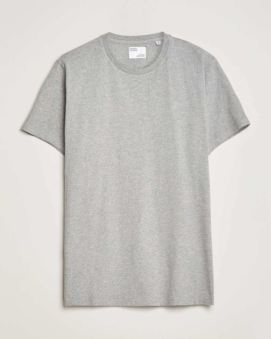 Hombres | Camisetas | Colorful Standard | Classic Organic T-Shirt Heather Grey