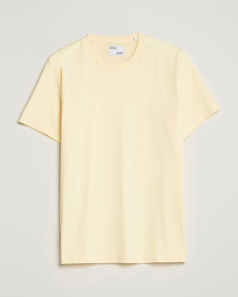 Hombres | Camisetas | Colorful Standard | Classic Organic T-Shirt Soft Yellow