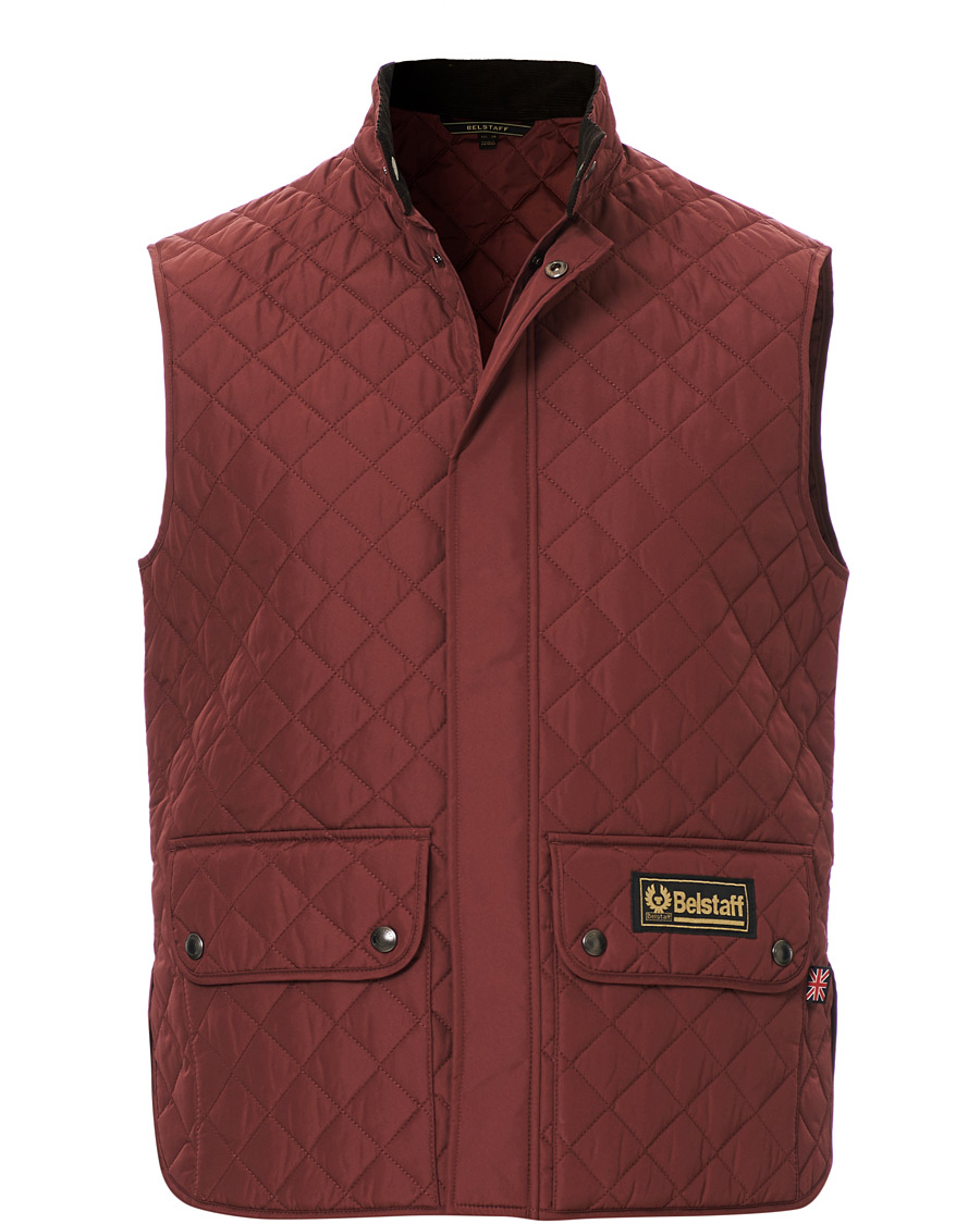 Hombres | Abrigos y chaquetas | Belstaff | Waistcoat Quilted Burnished Red