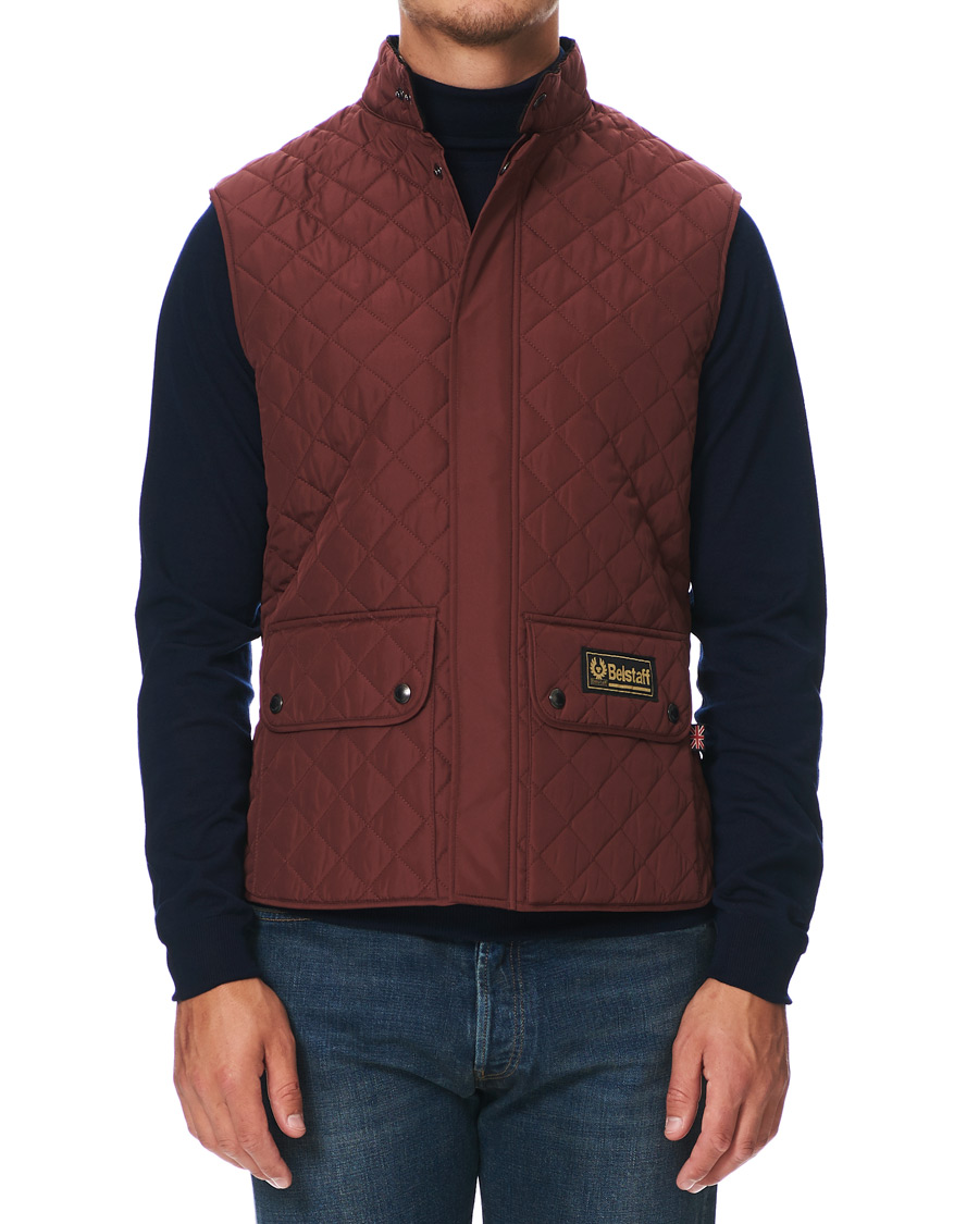 Hombres | Abrigos y chaquetas | Belstaff | Waistcoat Quilted Burnished Red