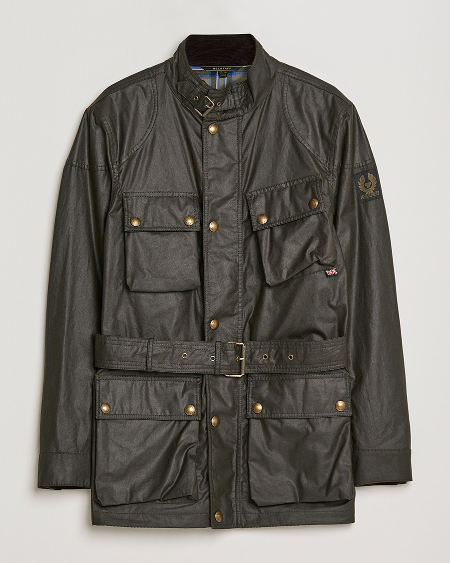 Hombres | Abrigos y chaquetas | Belstaff | Trialmaster Waxed Jacket Faded Olive