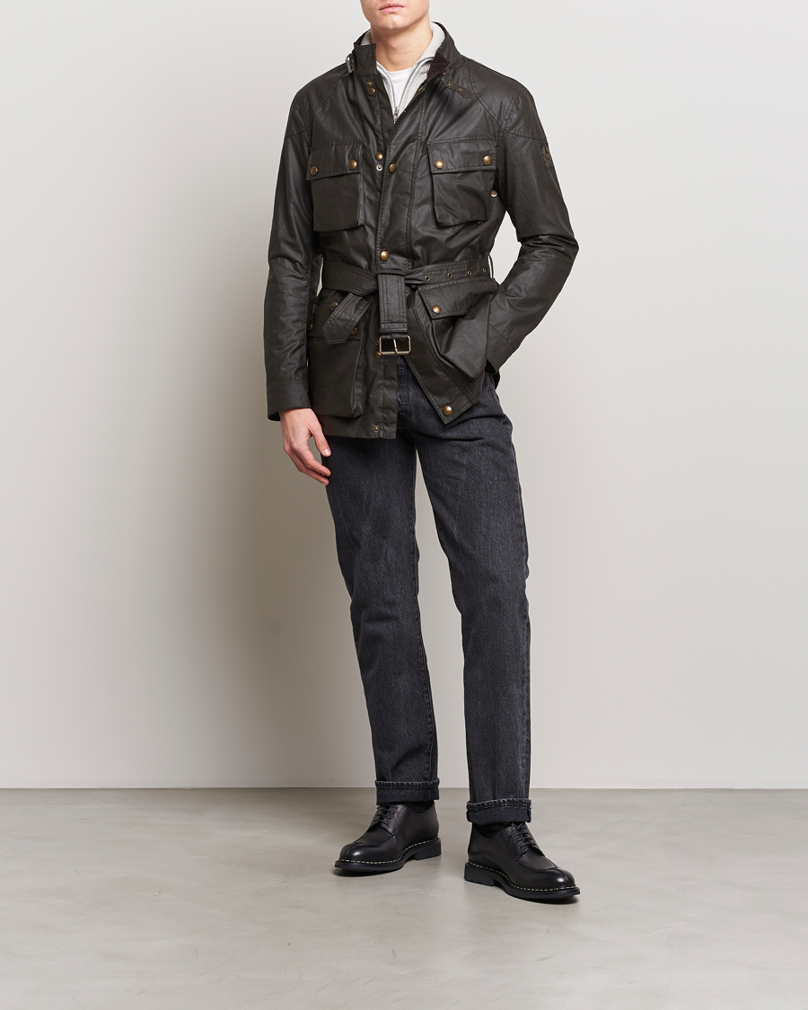 Hombres | Abrigos y chaquetas | Belstaff | Trialmaster Waxed Jacket Faded Olive