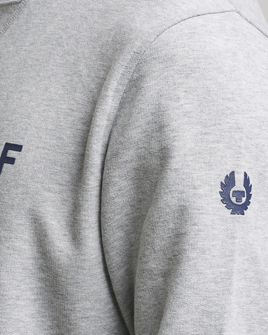 Hombres | Jerséis y prendas de punto | Belstaff | 1924 Crew Neck Logo Sweat Grey Melange