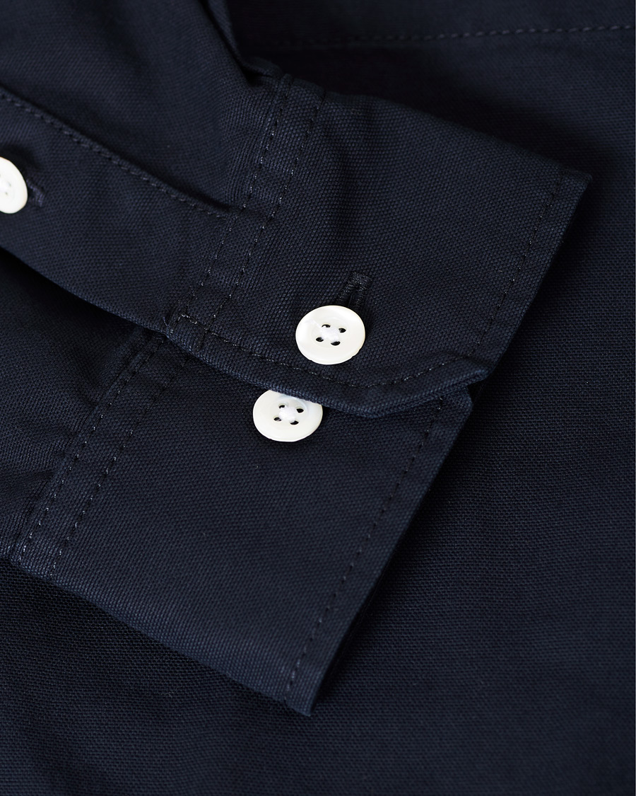 Hombres | Camisas | Norse Projects | Thorsten Canvas Overshirt Dark Navy