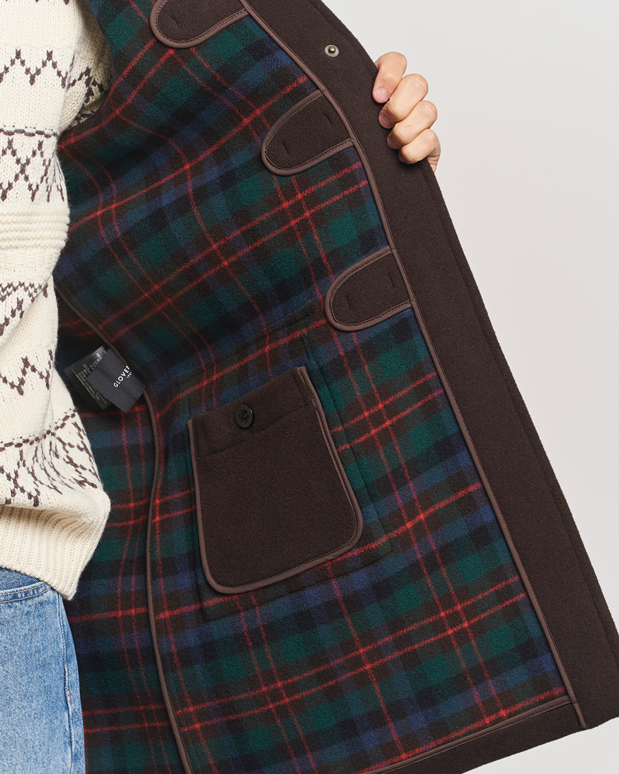 Hombres | Abrigos y chaquetas | Gloverall | Morris Duffle Coat Brown/Tartan