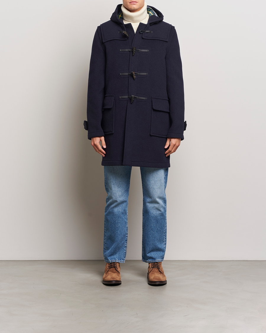 Hombres | Abrigos y chaquetas | Gloverall | Morris Duffle Coat Navy/Dress Gordon