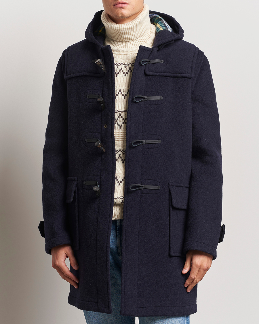 Hombres | Abrigos y chaquetas | Gloverall | Morris Duffle Coat Navy/Dress Gordon