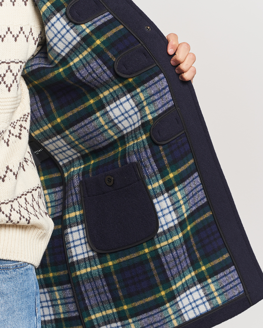Hombres | Abrigos y chaquetas | Gloverall | Morris Duffle Coat Navy/Dress Gordon