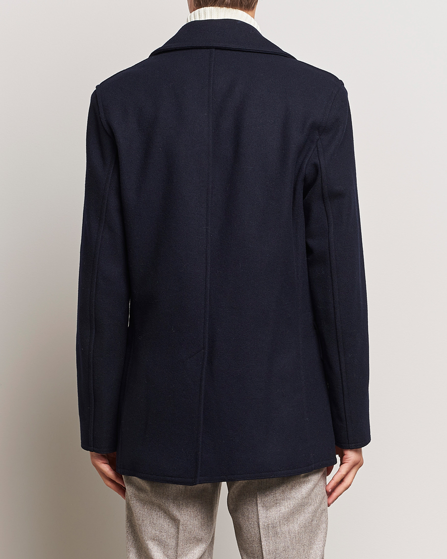Hombres | Abrigos y chaquetas | Gloverall | Churchill Reefer Peacoat Navy