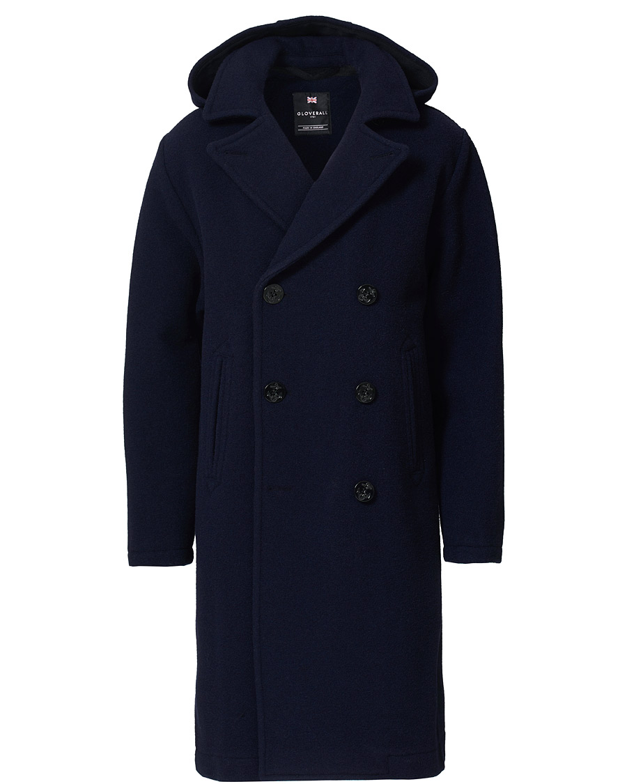Hombres | Abrigos y chaquetas | Gloverall | Shakelton Long Peacoat Navy