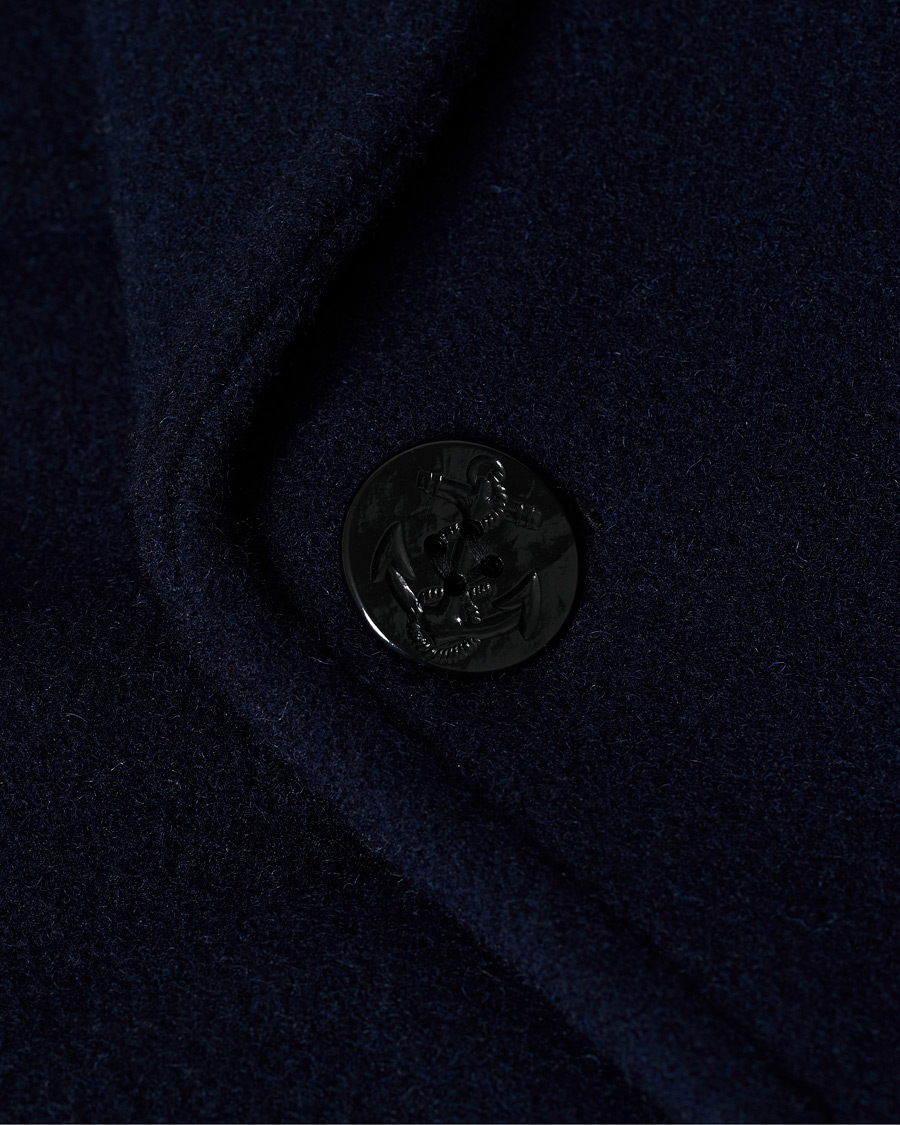 Hombres | Abrigos y chaquetas | Gloverall | Shakelton Long Peacoat Navy