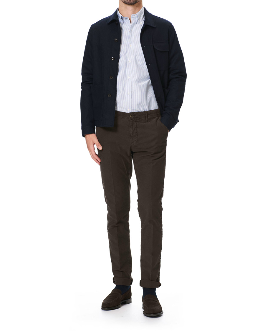 Hombres | Camisas | Brooks Brothers | Regent Fit Supima Cotton Oxford Shirt White/Blue