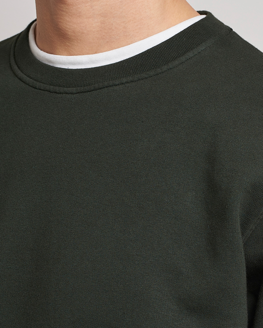 Hombres | Jerséis y prendas de punto | Colorful Standard | Classic Organic Crew Neck Sweat Hunter Green