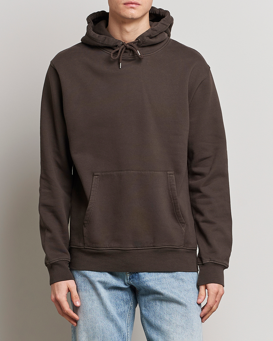 Hombres |  | Colorful Standard | Classic Organic Hood Coffee Brown