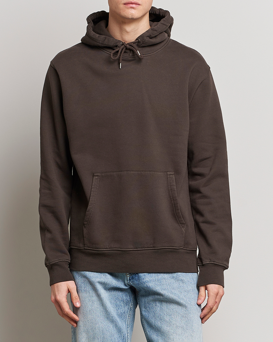 Hombres | Jerséis y prendas de punto | Colorful Standard | Classic Organic Hood Coffee Brown