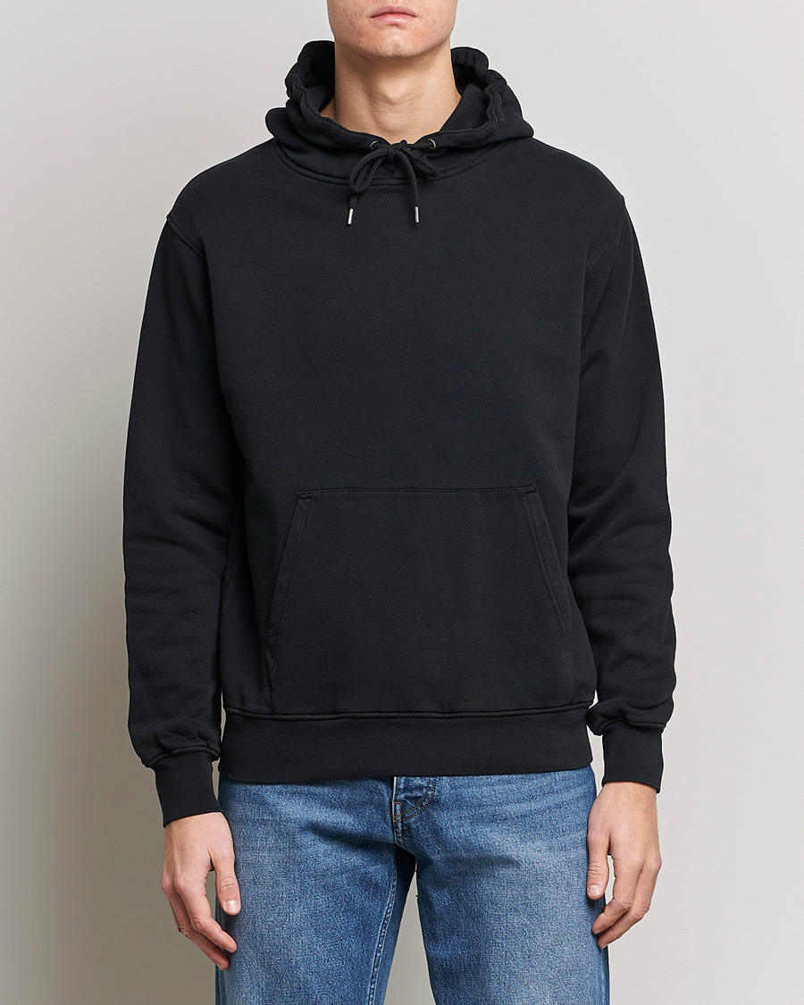 Hombres | Jerséis y prendas de punto | Colorful Standard | Classic Organic Hood Deep Black