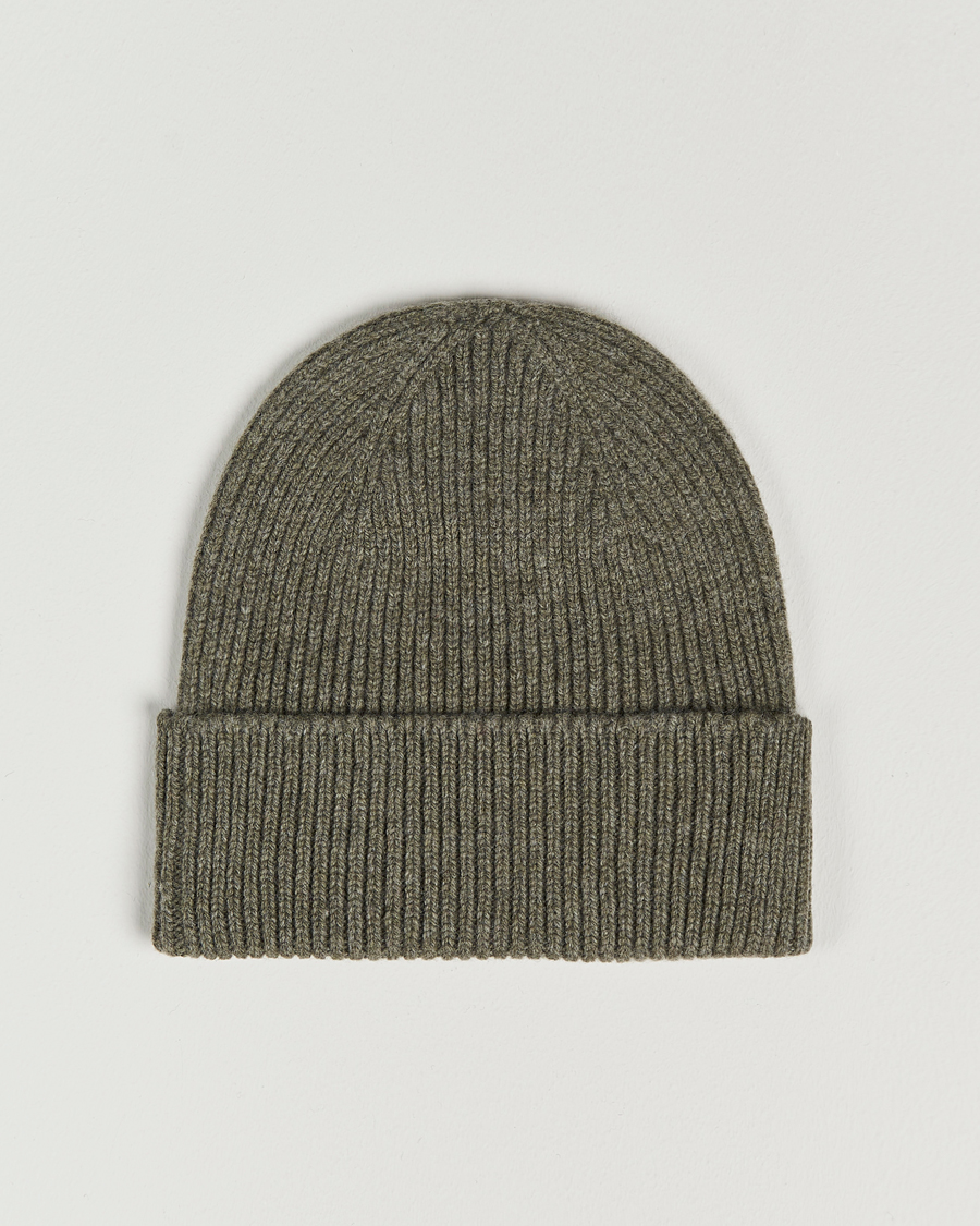 Hombres | Gorros | Colorful Standard | Merino Wool Beanie Dusty Olive